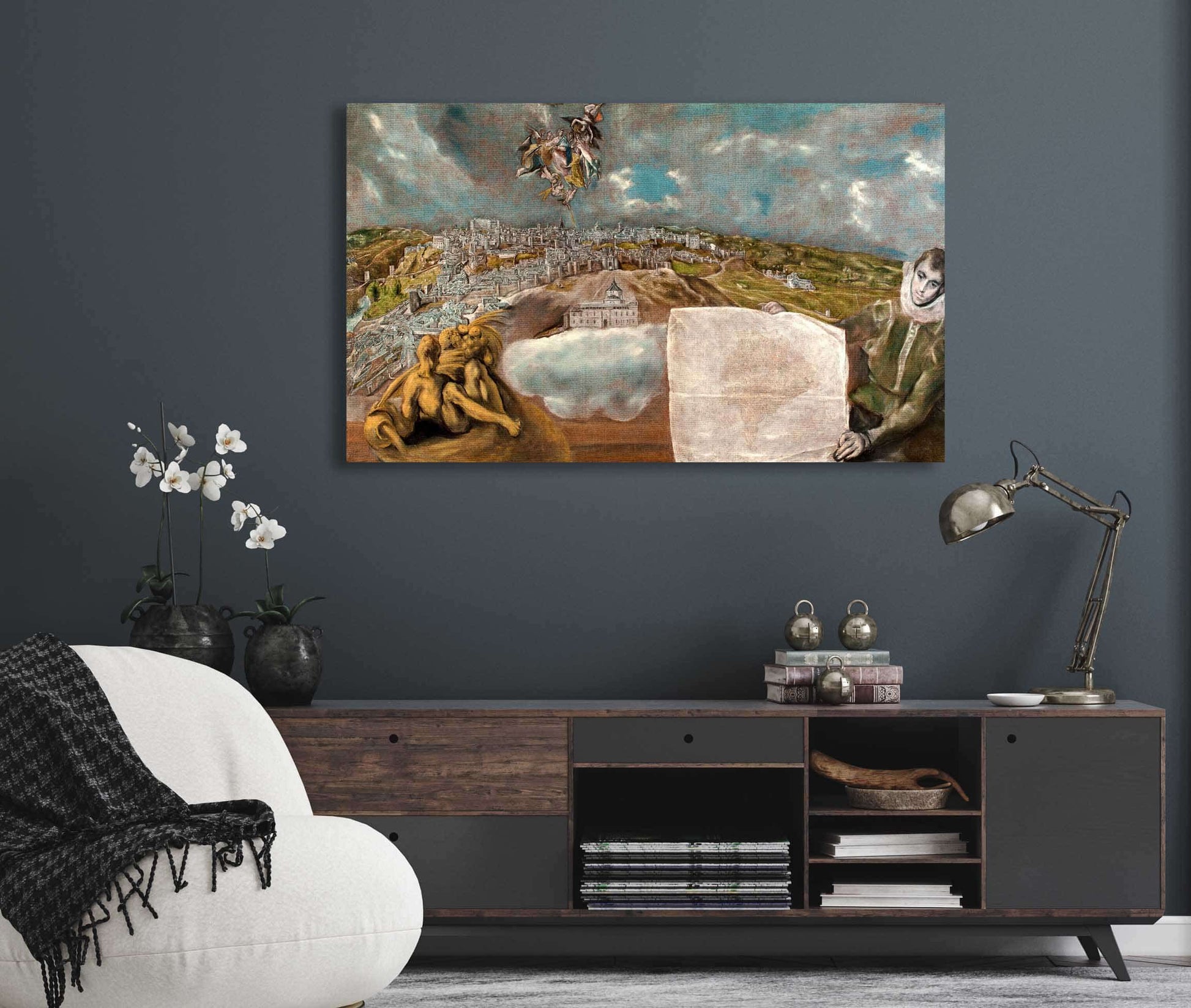 View And Plan Of Toledo by El Greco