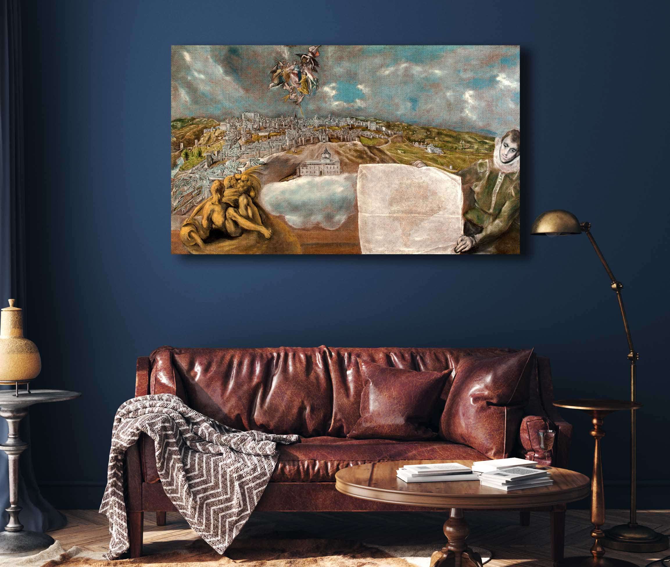 View And Plan Of Toledo by El Greco