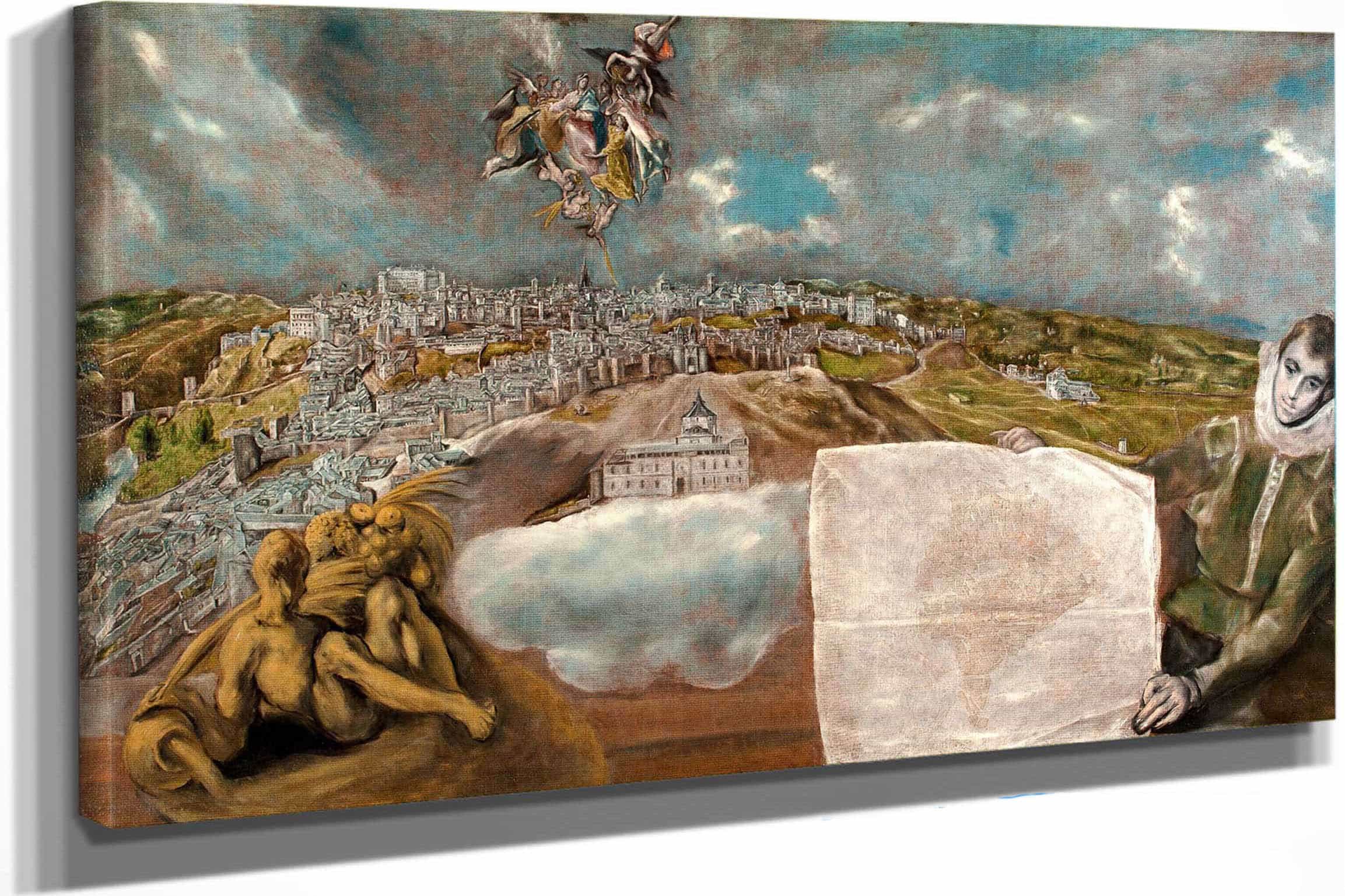 View And Plan Of Toledo by El Greco