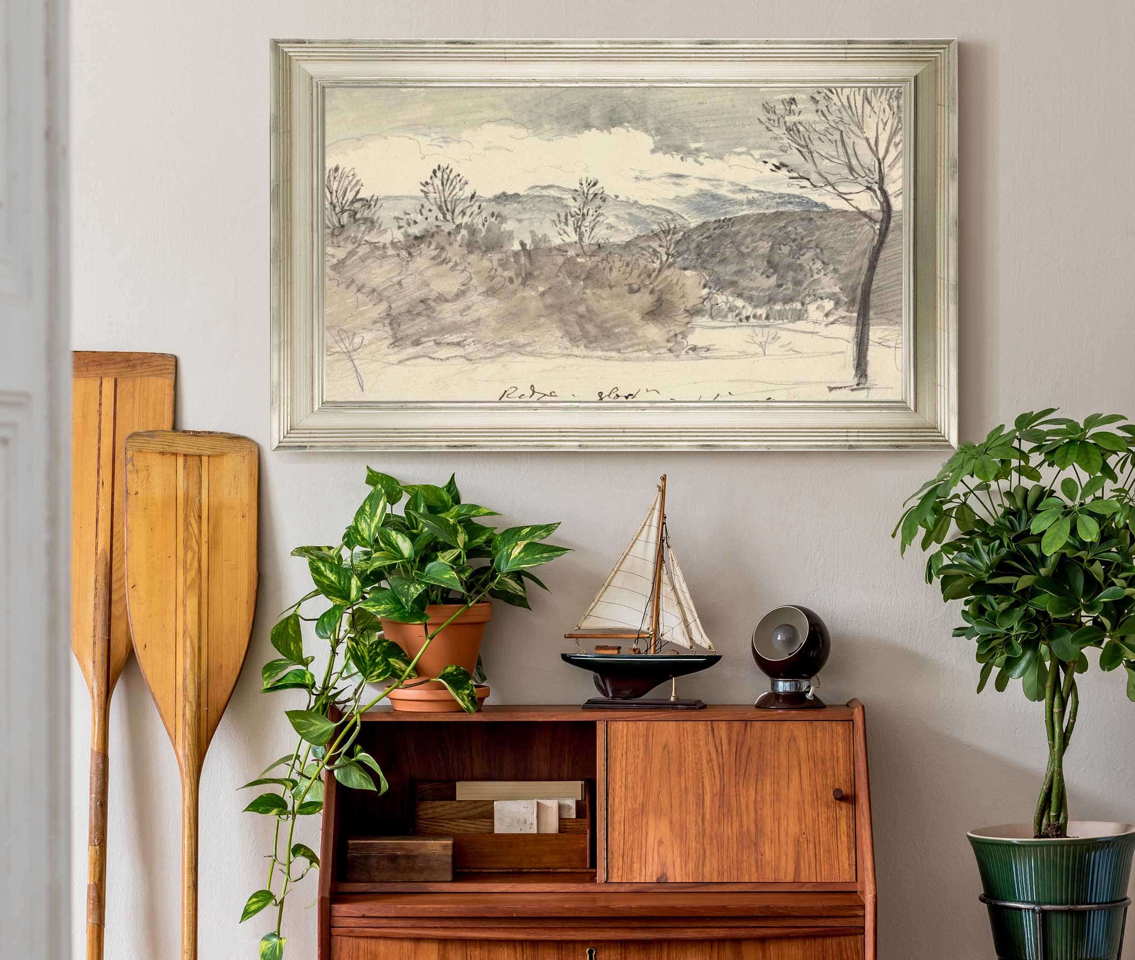 View At Mr Sheppards The Ridge Gloucestershire by John Linnell