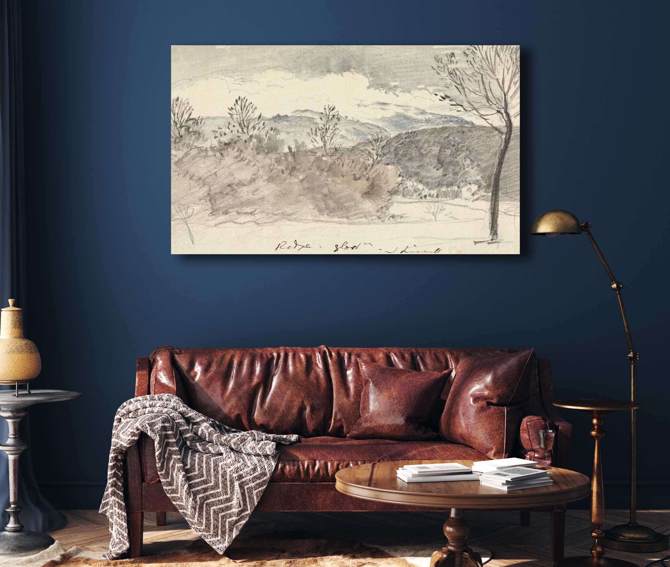 View At Mr Sheppards The Ridge Gloucestershire by John Linnell