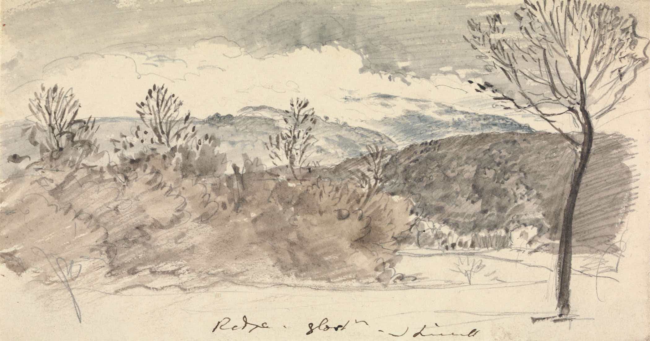 View At Mr Sheppards The Ridge Gloucestershire by John Linnell