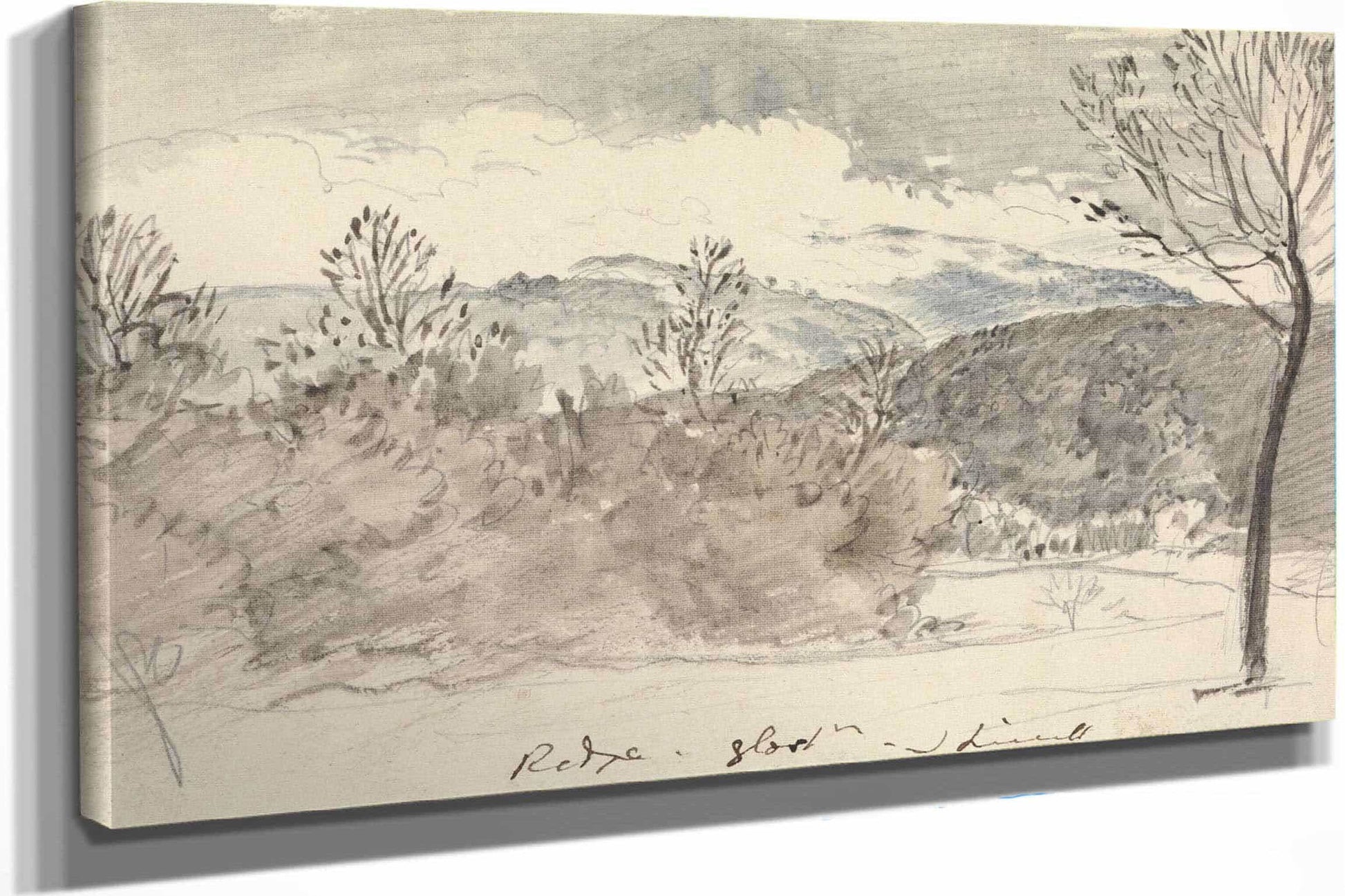View At Mr Sheppards The Ridge Gloucestershire by John Linnell