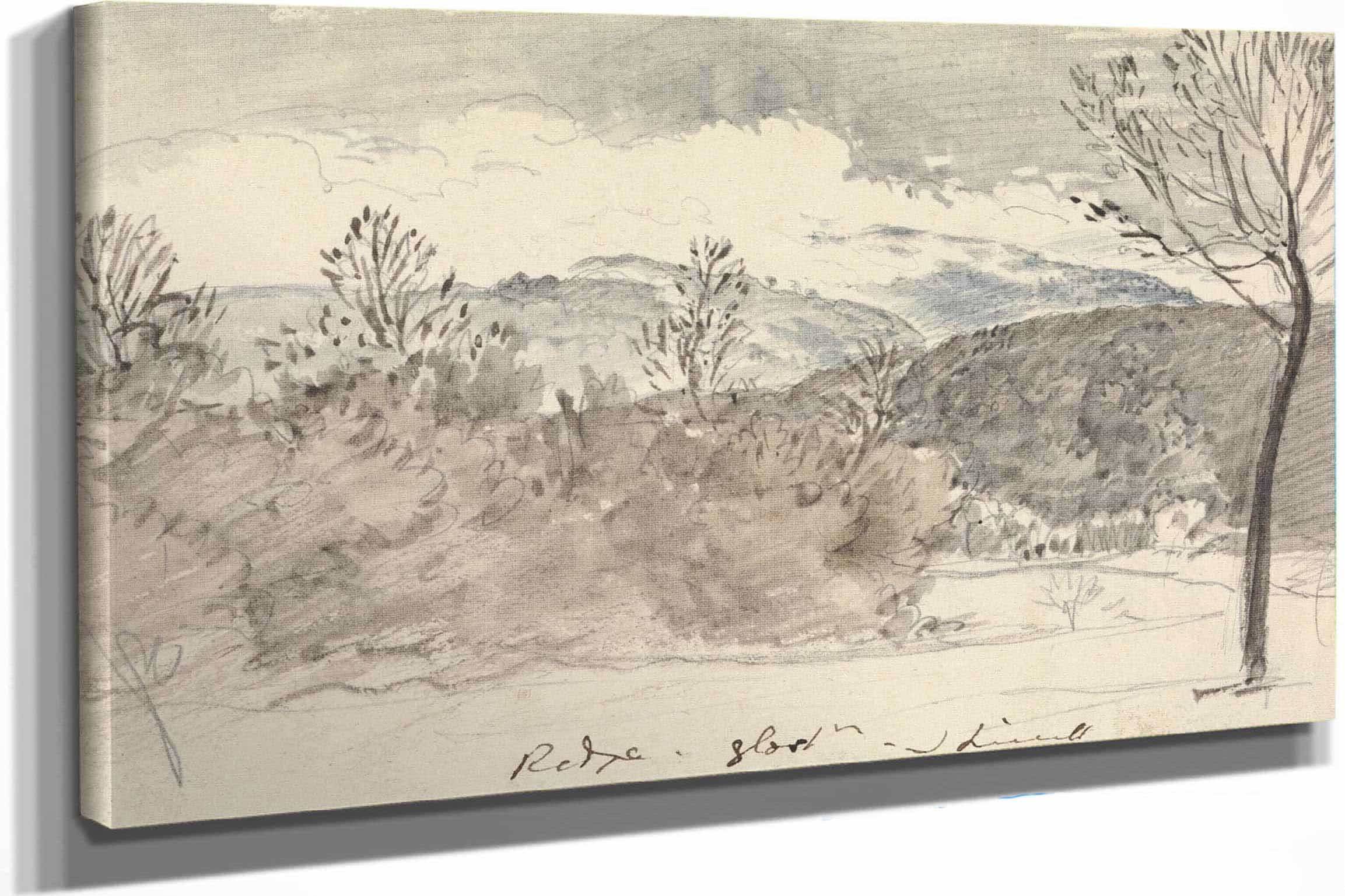 View At Mr Sheppards The Ridge Gloucestershire by John Linnell