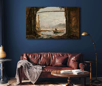 View From A Grotto Near Posillipo by Johan Christian Dahl