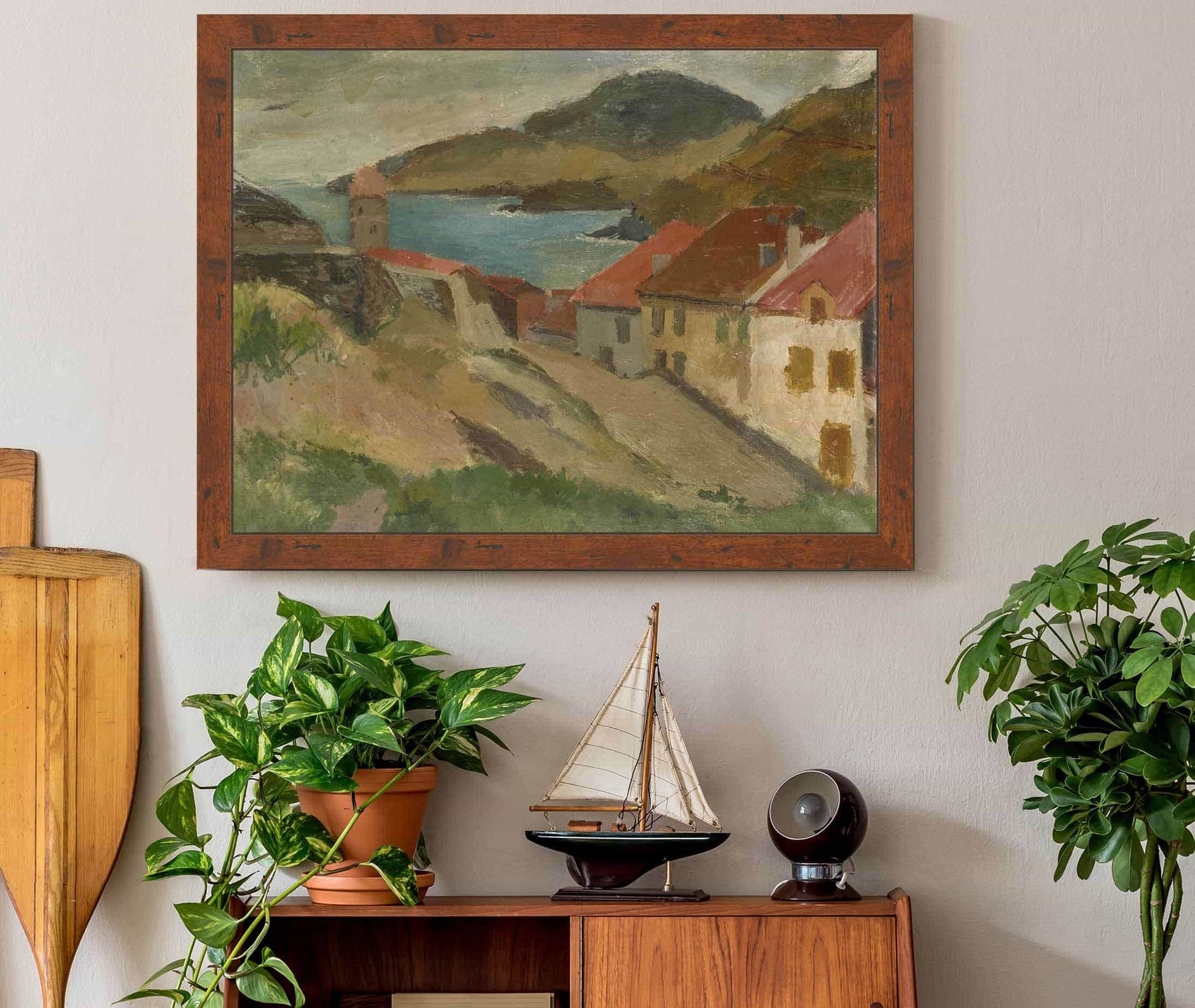 View From Fort Miradou In Collioure by Walter Kurt Wiemken