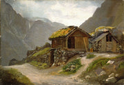 View From Gudvangen by Adolph Tidemand