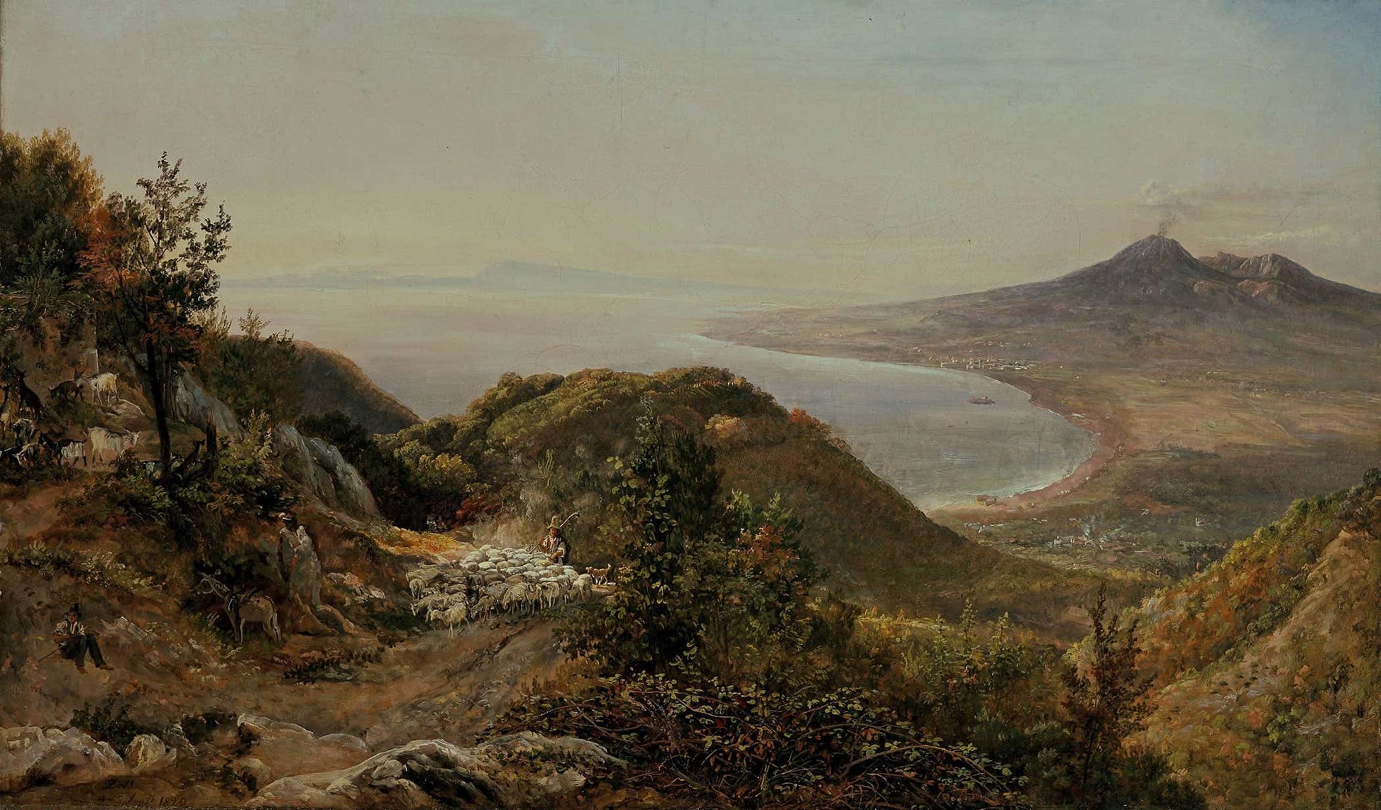 View From Pimonte by Johan Christian Dahl