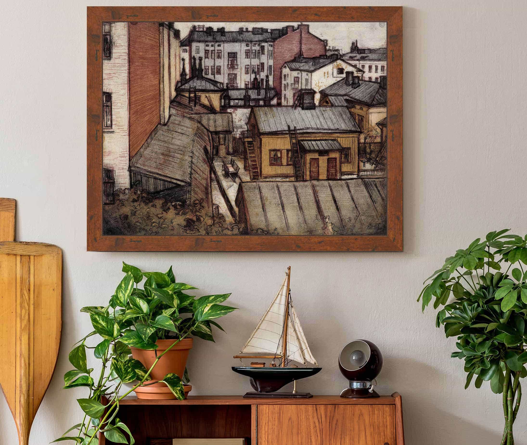 View From The Artists Bernhardinkatu Home by Eero Jarnefelt