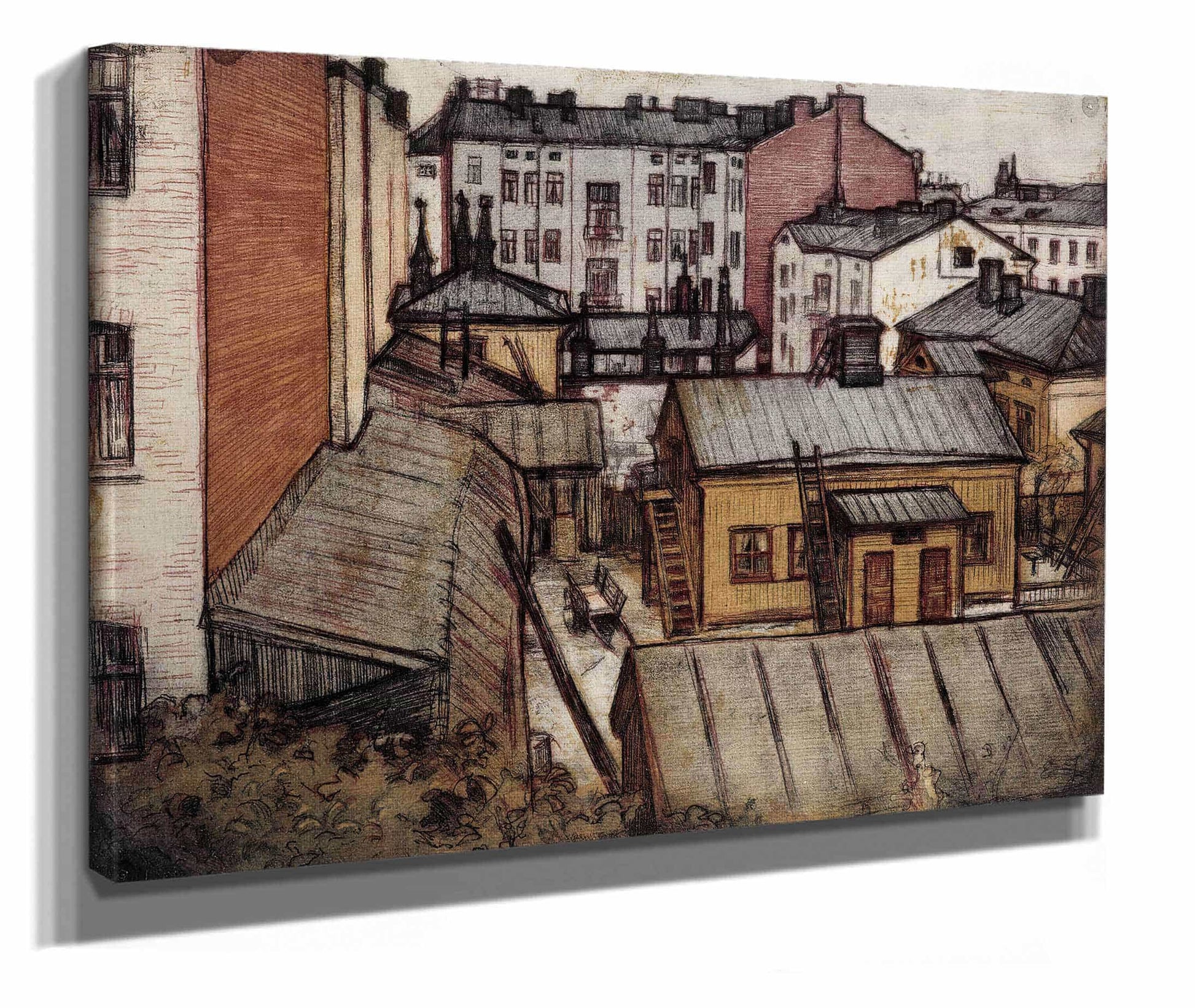 View From The Artists Bernhardinkatu Home by Eero Jarnefelt