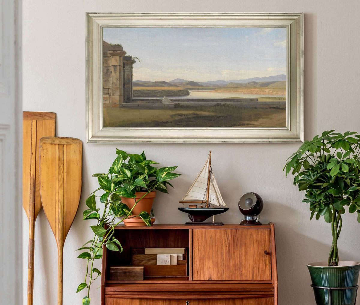 View From The Fontana Acetosa Rome by Christoffer Wilhelm Eckersberg