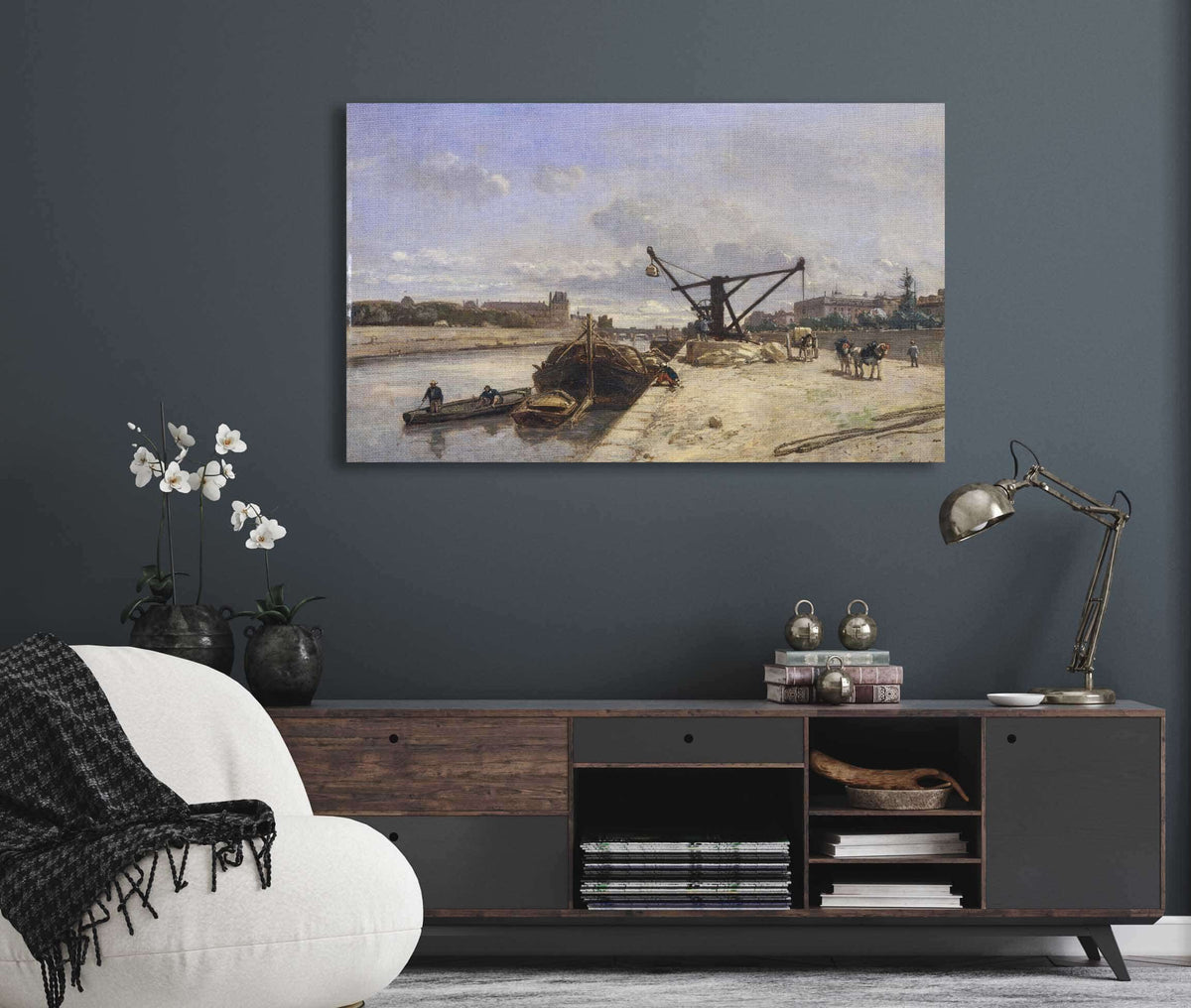 View From The Quai Dorsay by Johan Barthold Jongkind