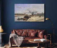 View From The Quai Dorsay by Johan Barthold Jongkind