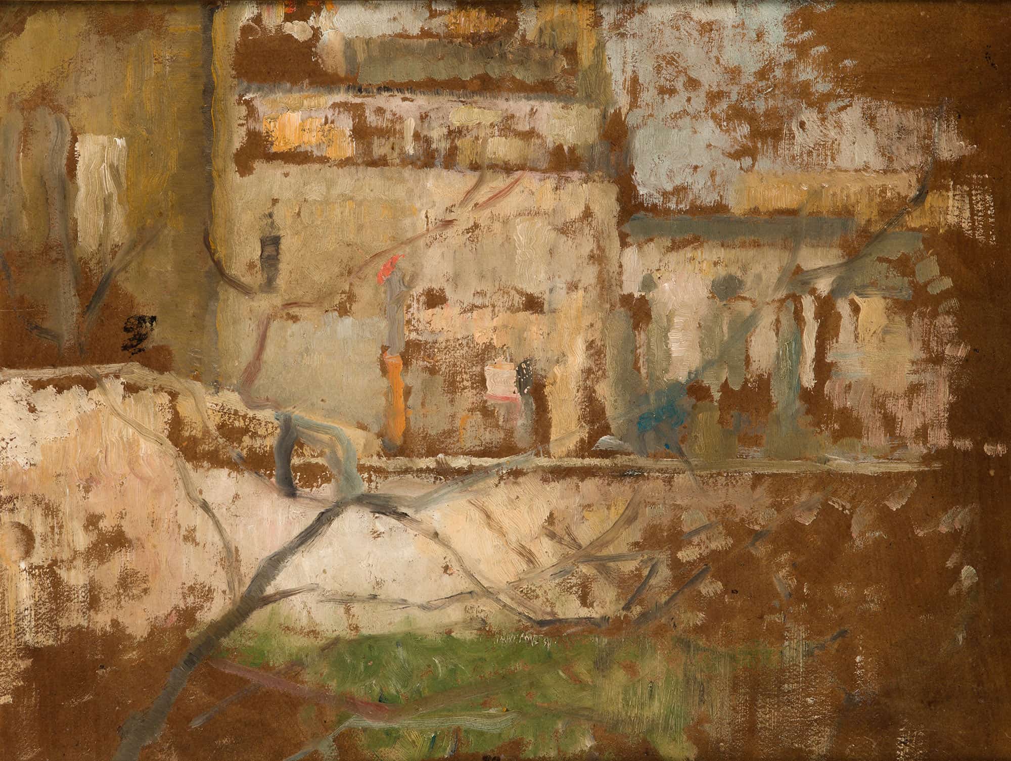 View From The Studios Window by Olga Boznanska