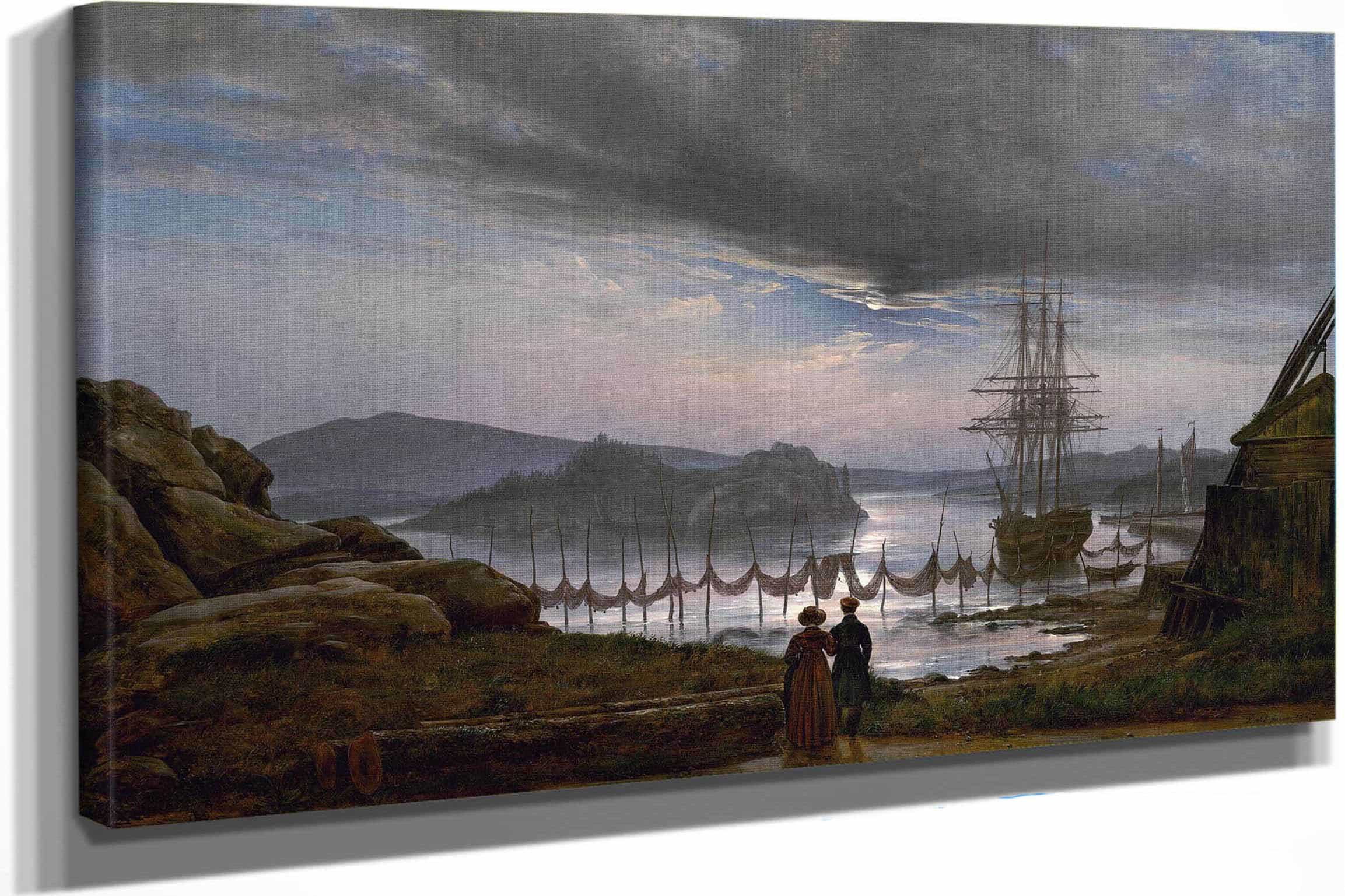 View From Vaekero Near Christiania by Johan Christian Dahl