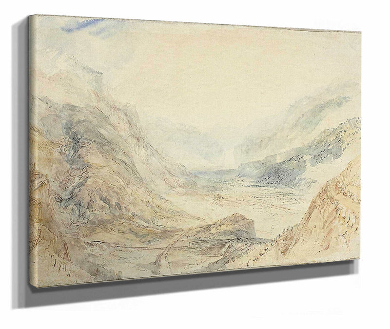 View In The St Gotthard Pass Switzerland by Joseph Mallord William Turner