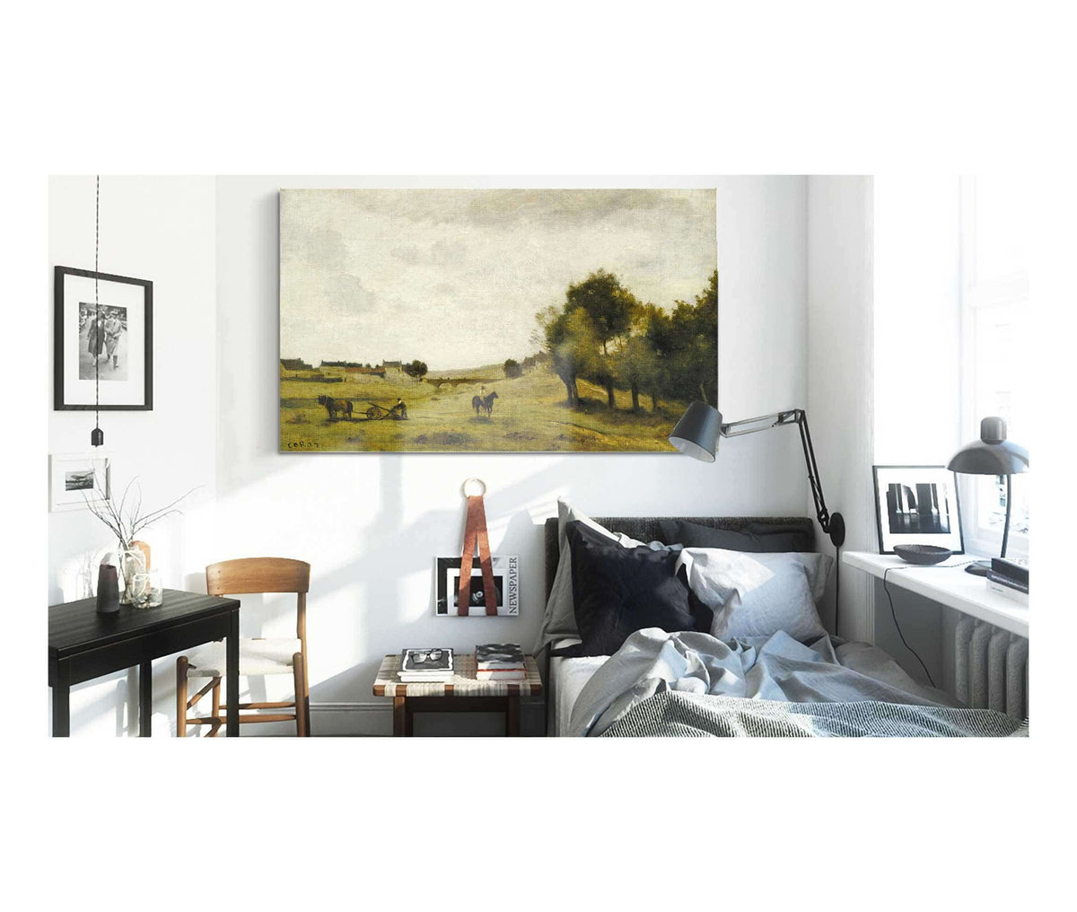 View Near Epernon by Jean Baptiste Camille Corot