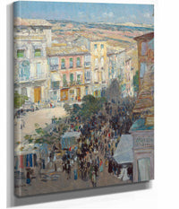 View Of A Southern French City by Childe Hassam