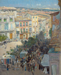 View Of A Southern French City by Childe Hassam