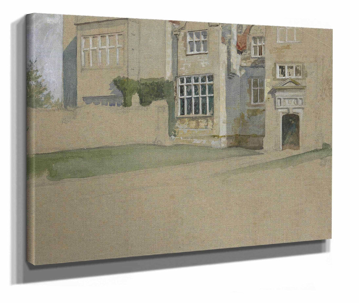 View Of An English House by Edwin Austin Abbey
