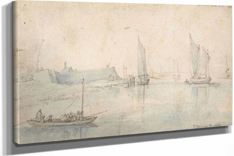 View Of Bakkers Veer Netherlands by Jan Brueghel The Elder