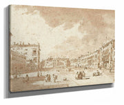View Of Campo S Polo by Francesco Guardi