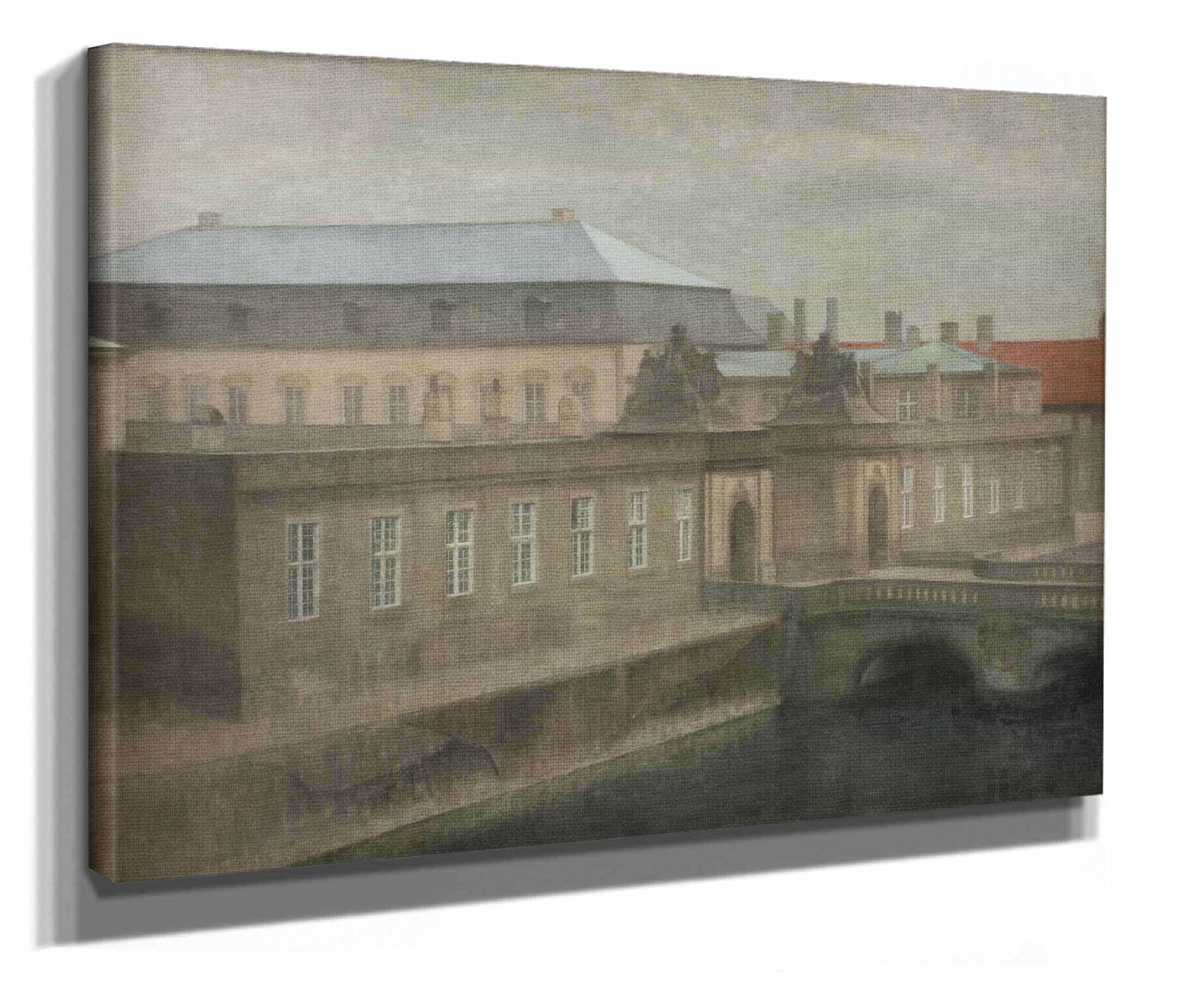 View Of Christiansborg Palace Late Autumn by Vilhelm Hammershoi