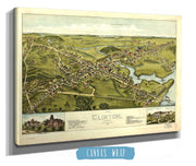 View Of Clinton Connecticut 1881 State of Connecticut
