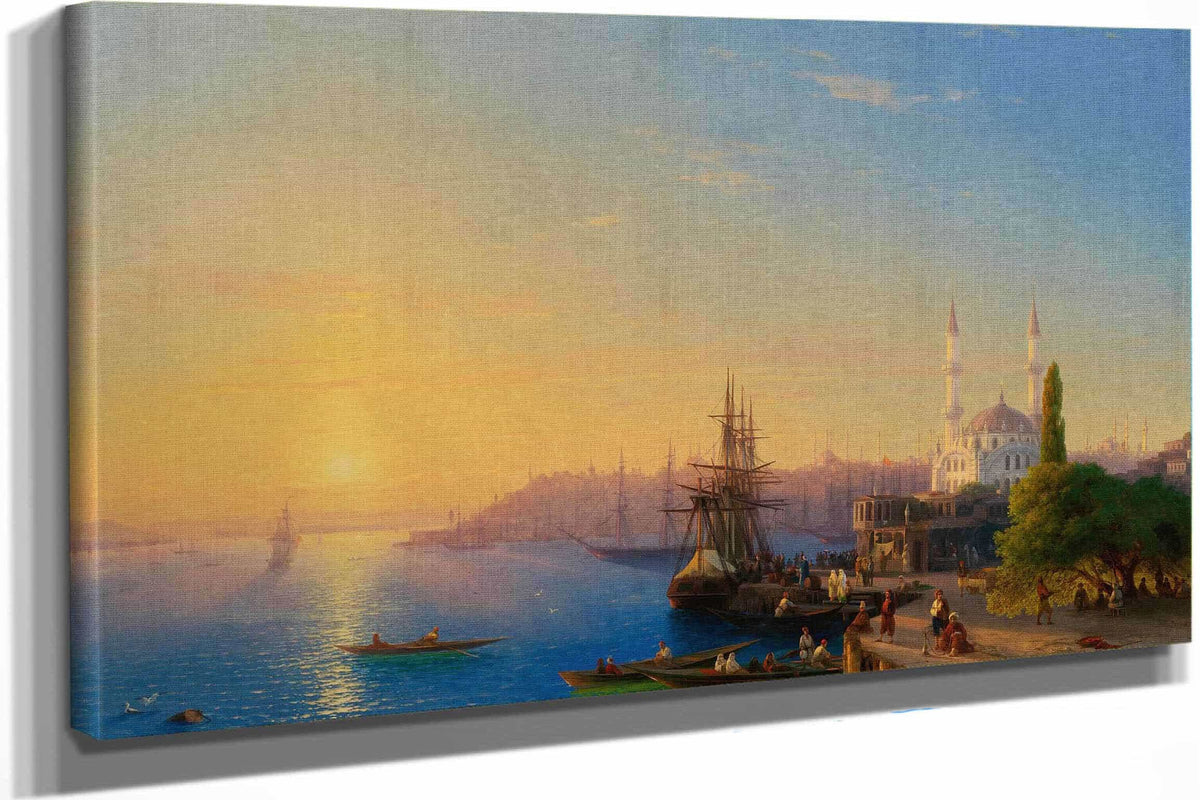 View Of Constantinople And The Bosphorus by Ivan Konstantinovich Aivazovsky