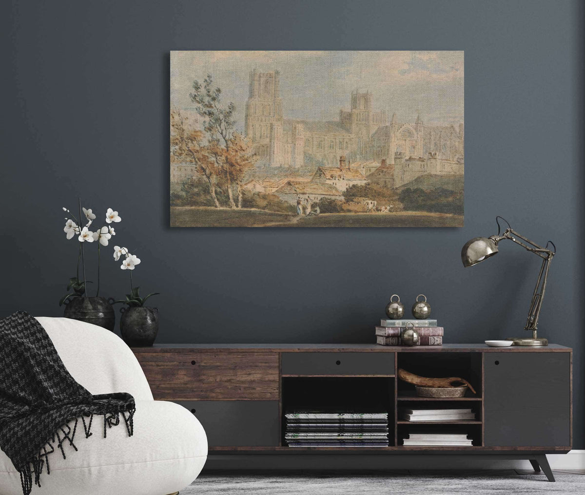 View Of Ely Cathedral by Joseph Mallord William Turner