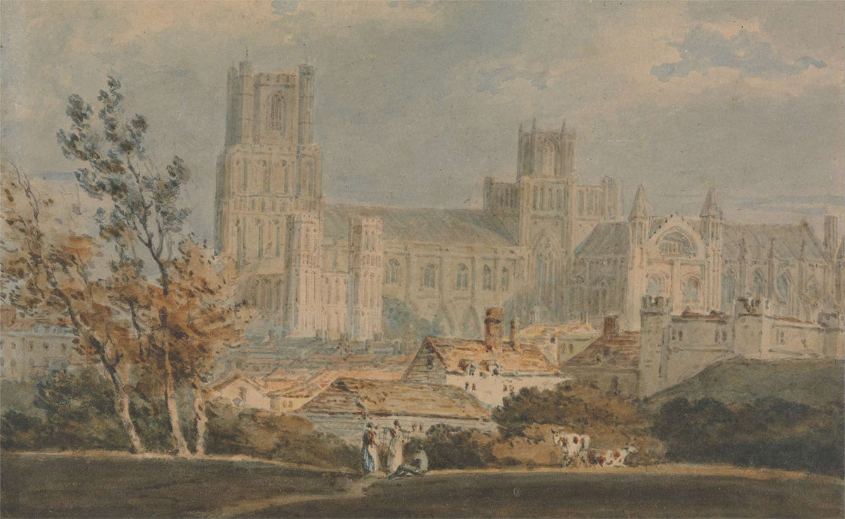 View Of Ely Cathedral by Joseph Mallord William Turner
