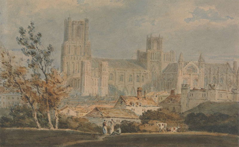 View Of Ely Cathedral by Joseph Mallord William Turner