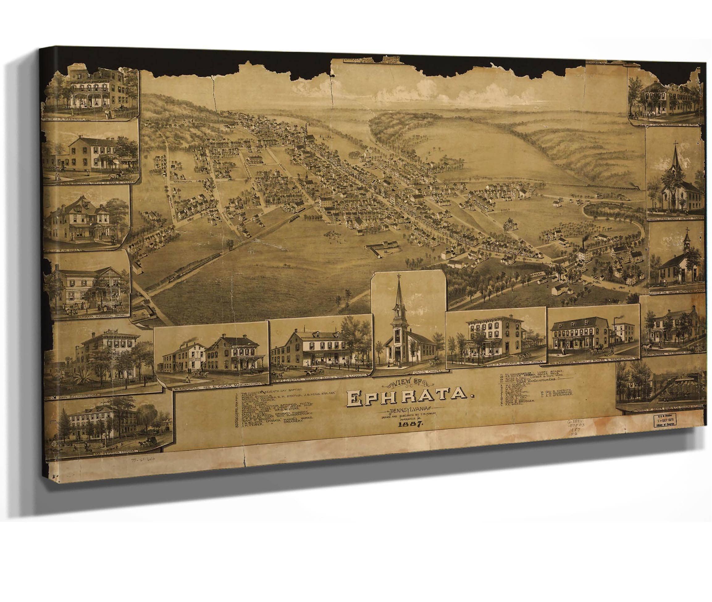 View Of Ephrata Pennsylvania  State Of Pennsylvania