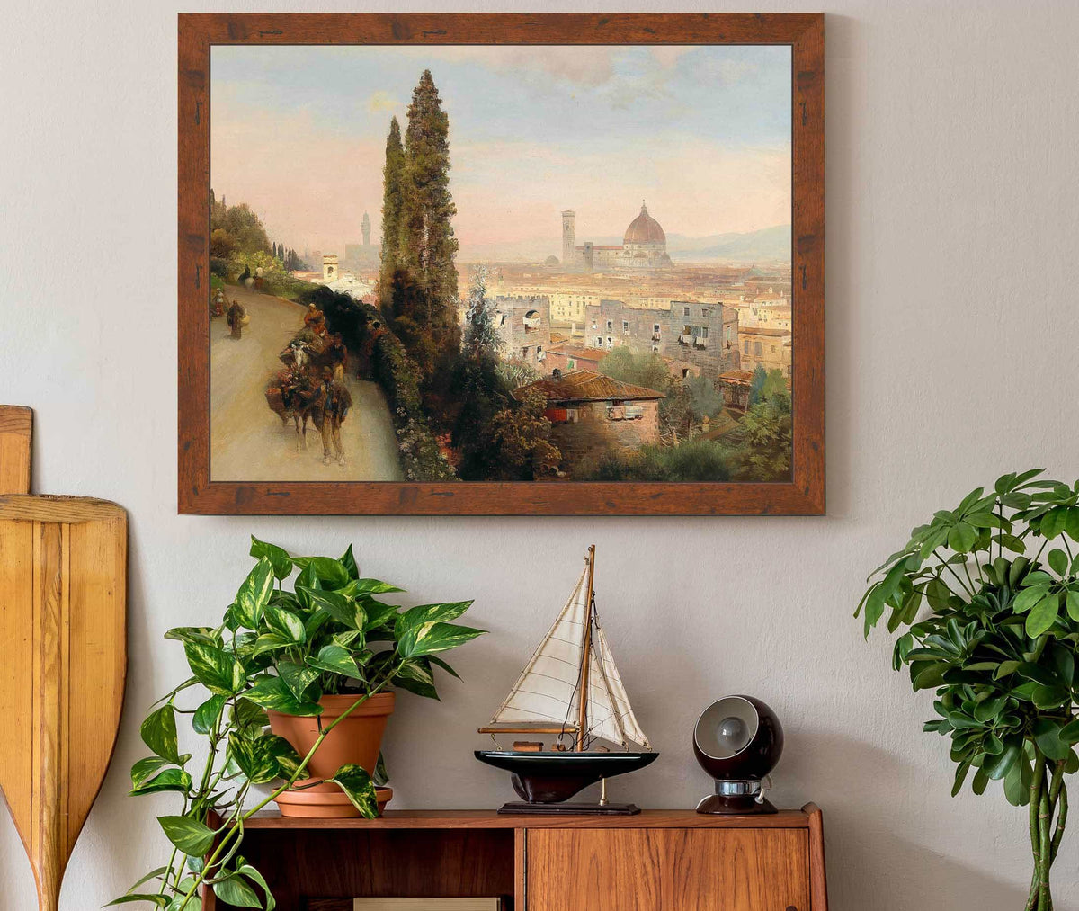 View Of Florence by Oswald Achenbach