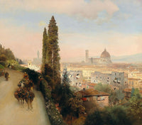 View Of Florence by Oswald Achenbach