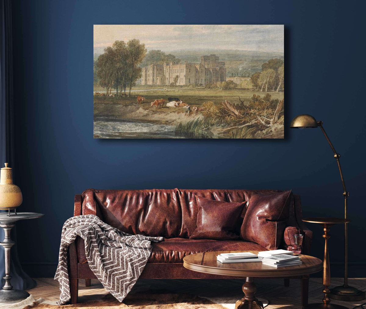 View Of Hampton Court Herefordshire From The Southeast by Joseph Mallord William Turner