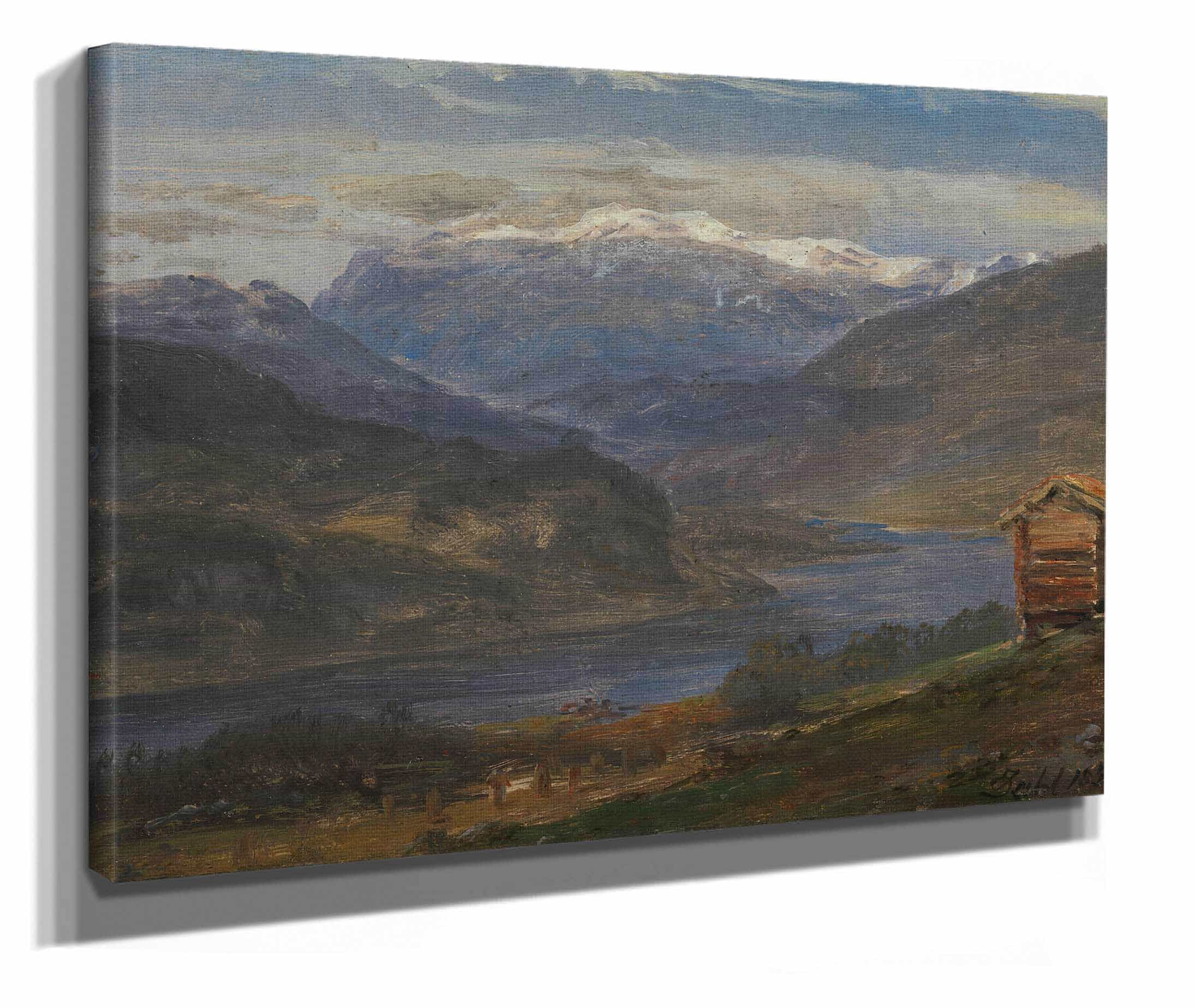 View Of Hjelle In Valdres by Johan Christian Dahl