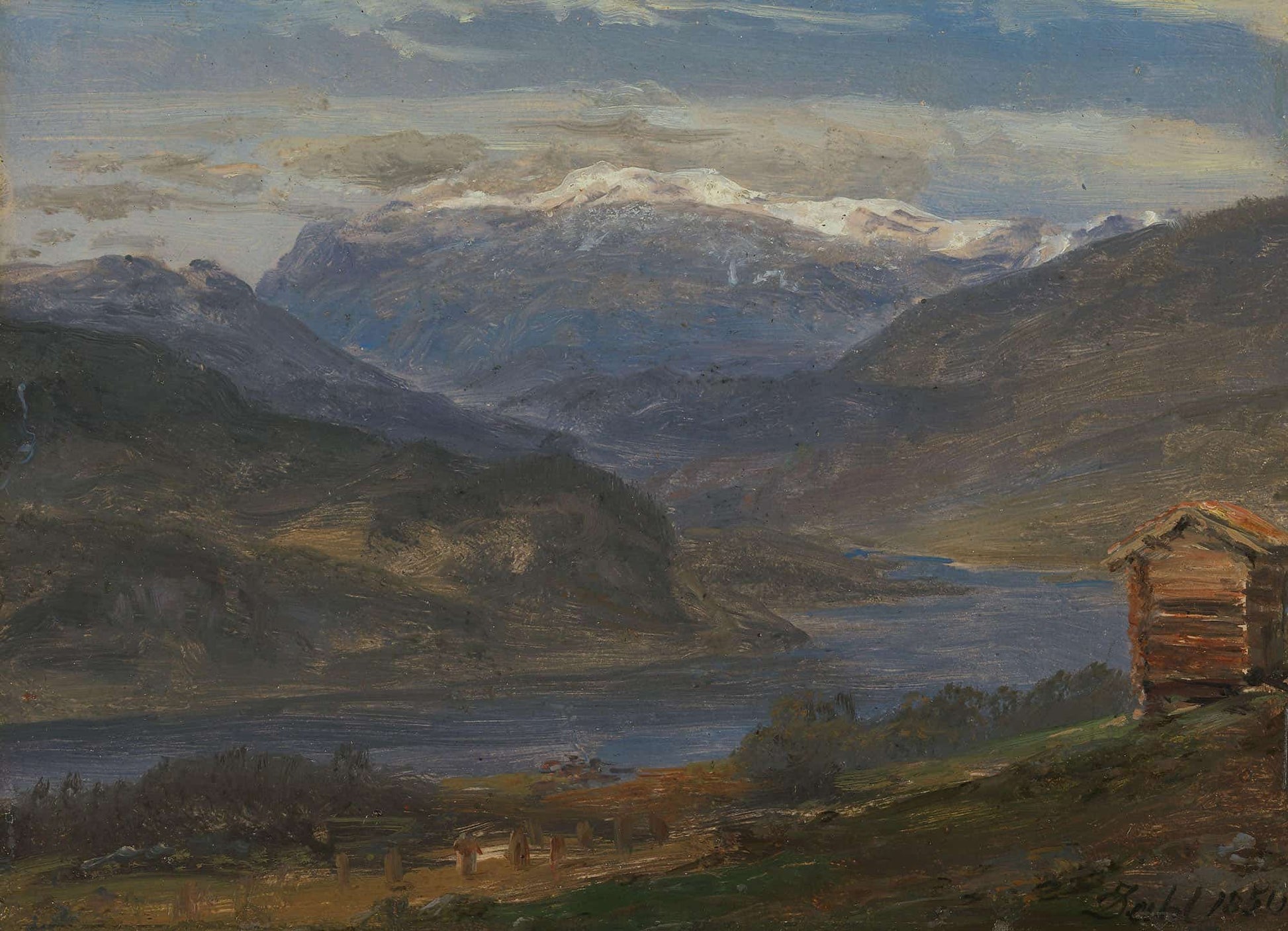 View Of Hjelle In Valdres by Johan Christian Dahl