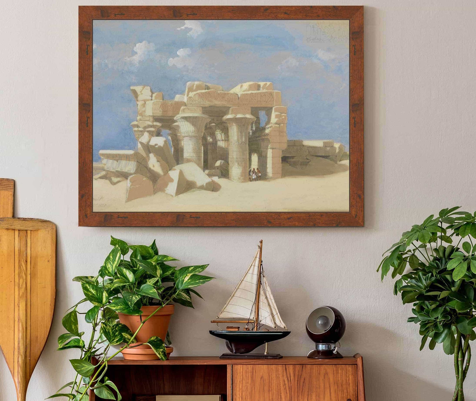 View Of Kom Ombo by David Roberts
