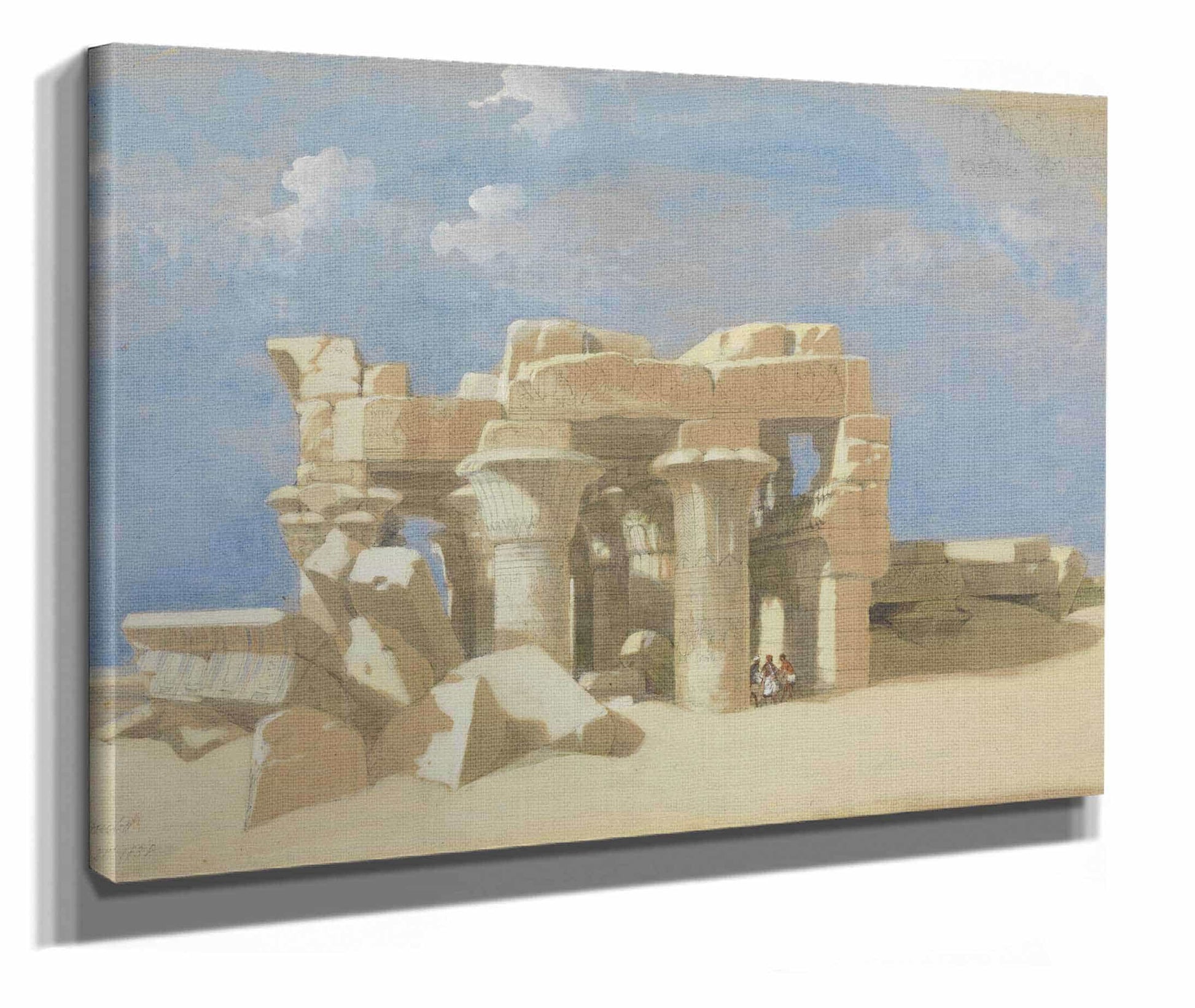 View Of Kom Ombo by David Roberts