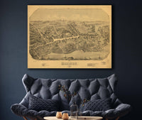 View Of Madison Conn 1881 State of Connecticut