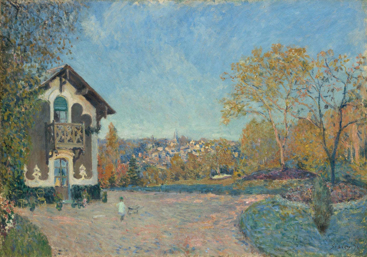 View Of Marly Le Roi From Coeur Volant by Alfred Sisley