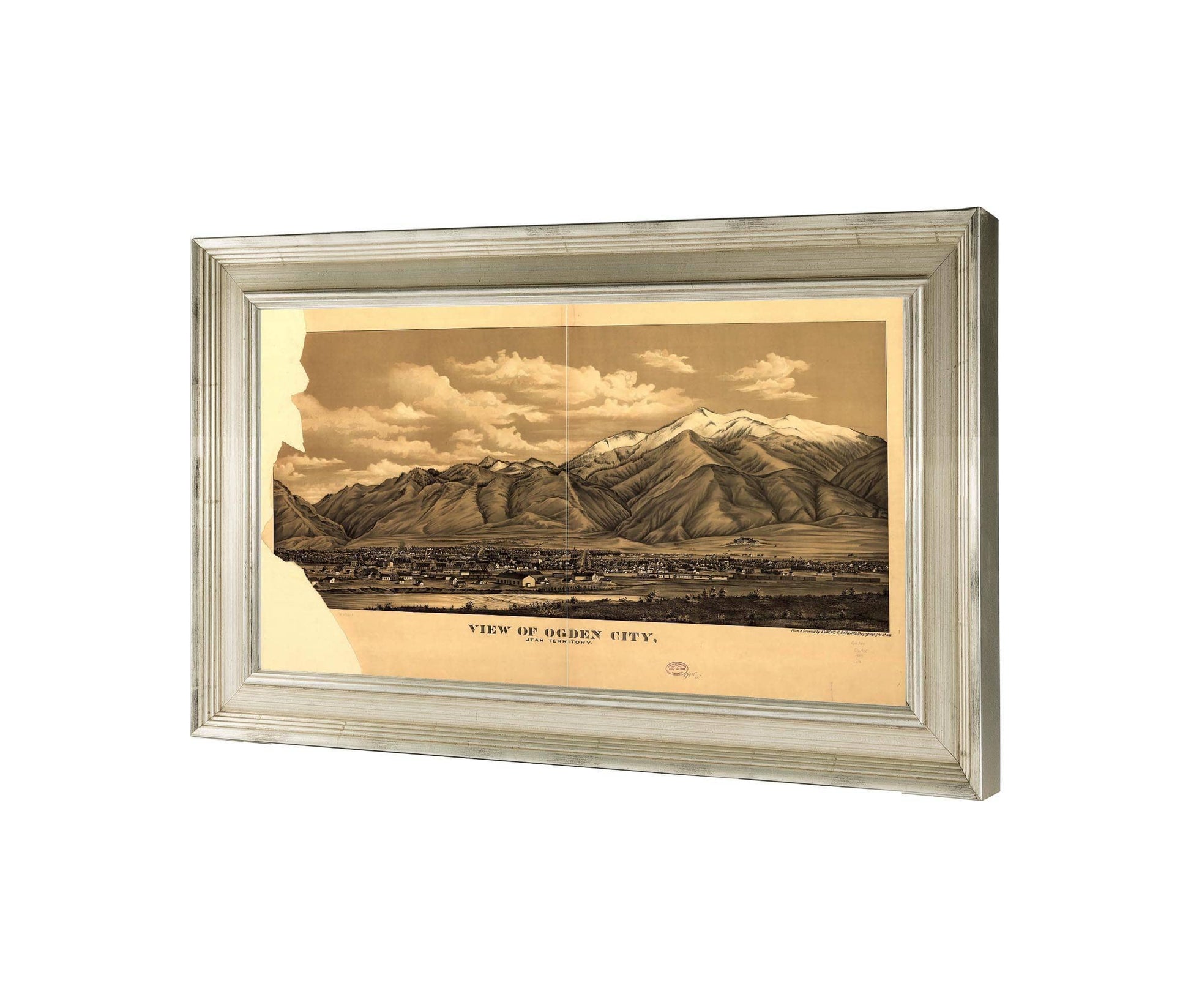 View Of Ogden City Utah Territory  State Of Utah
