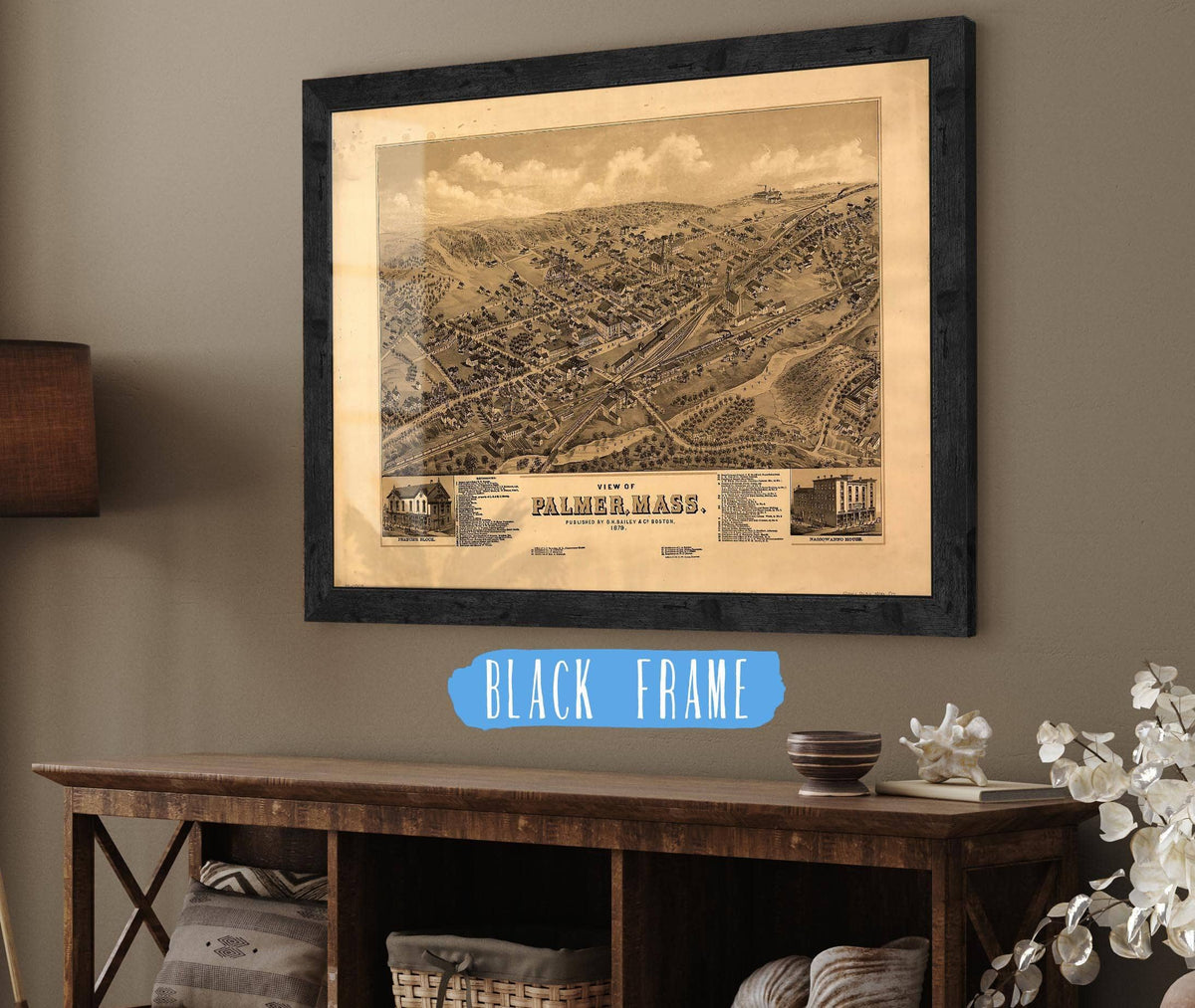 View Of Palmer Mass State of Massachusetts