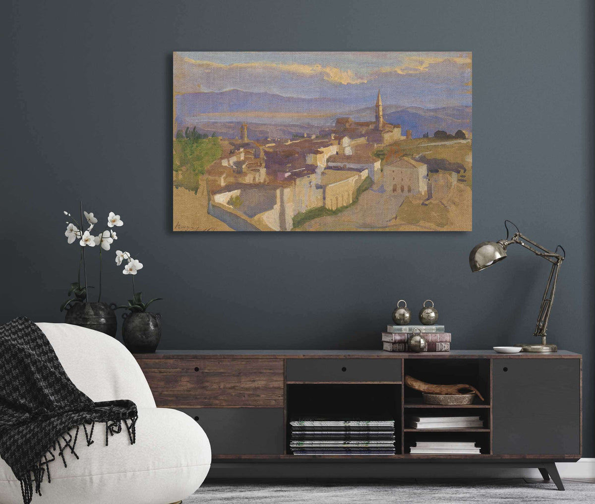 View Of Perugia by Edwin Austin Abbey