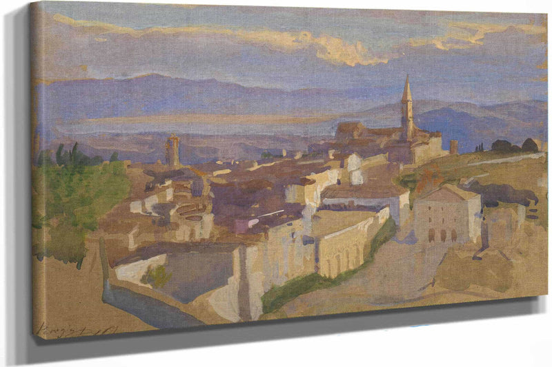 View Of Perugia by Edwin Austin Abbey