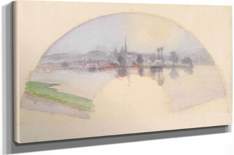 View Of Rouen by Camille Pissarro