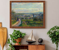 View Of Saint Ouen Laumone by Camille Pissarro