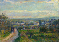 View Of Saint Ouen Laumone by Camille Pissarro