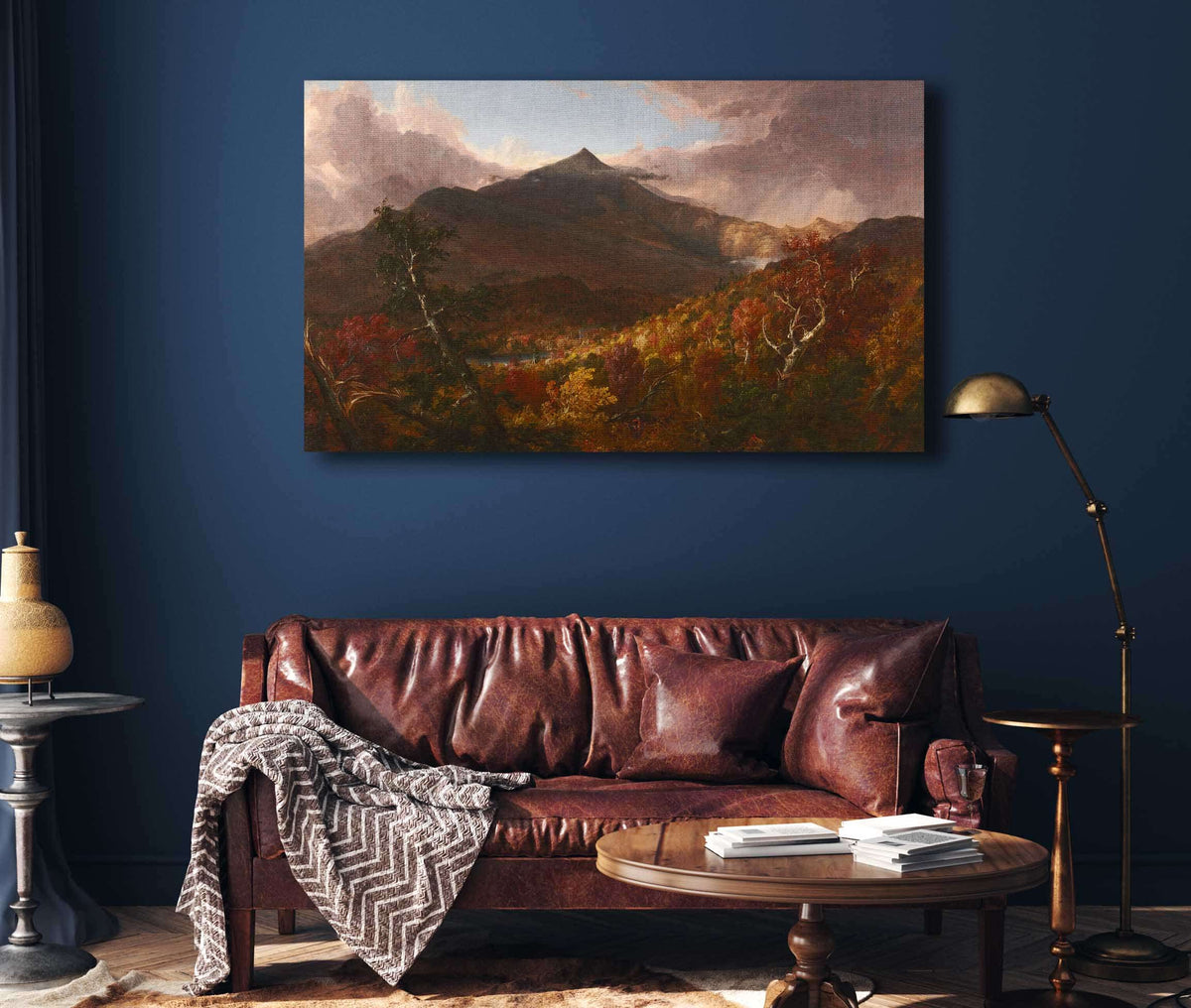View Of Schroon Mountain Essex County New York After A Storm by Thomas Cole